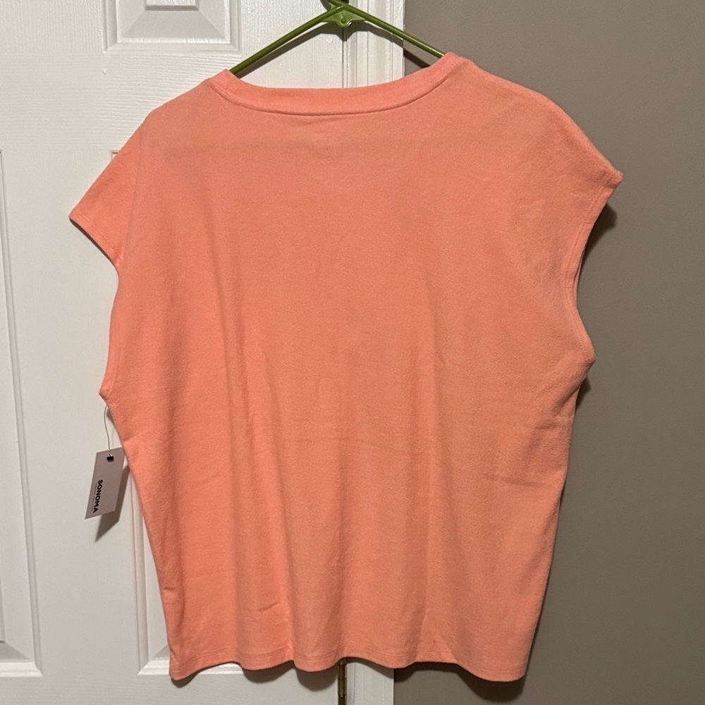 Sonoma Peach Short Sleeve Women's Tee - Picture 2 of 4